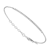 Bracelet World Diamond Group Femme in Or blanc Diamante BGE002-1
